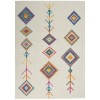 Nourison Passion - Psn46 Ivory Multicolor Area Rug 5 ft. 3 X 7 ft. 3 Rectangle