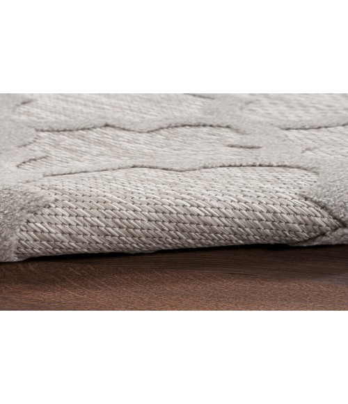 Nourison Easy Care Silver Grey NES01 2 ft. X 6 ft. Rectangle Rug