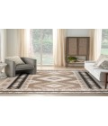 Nourison Washable Decor Beige Black WSD06 7 ft. 10 in. X 10 ft. Rectangle Rug