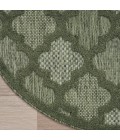 Nourison Home Easy Care Green NES01 4 ft. Round Rug