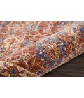 Nourison RESEDA Area Rug Nourison Reseda Runner Area Rug RES02-Brick