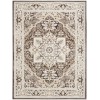 Nourison Dekor Brown Ivory DEK08 5 ft. 3 in. X 7 ft. Rect. Rug