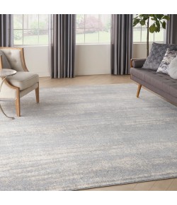 Nourison Essentials - Nre03 Grey Beige Area Rug 9 ft. X 12 ft. Rectangle