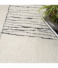 Nourison Modern Comfort Ivory Black Rug MNC02 4 ft. X 6 ft. Rect. - Rugs Town Nourison Modern Comfort Ivory Black MNC02 4 ft. X 6 ft. Rect. Rug