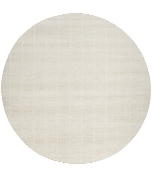 Nourison Serenity Home Ivory SRH05 8 ft. X Round Rug