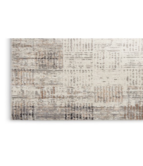 Nourison Elation Ivory Grey ETN05 2 ft. X 6 ft. Rectangle Rug