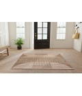 Nourison Astra Machine Washable Latte ASW03 4 ft. X 6 ft. Rectangle Rug