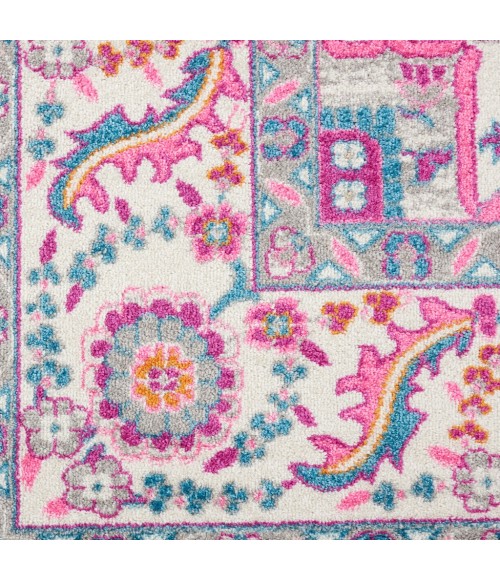 Nourison Passion Area Rug PSN20-Light Grey/Pink