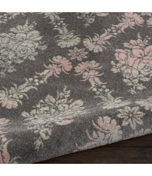 Nourison Tranquil Area Rug TRA09-Grey/Pink