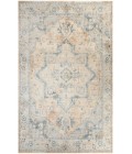 Nourison Astra Machine Washable Beige Blue ASW12 6 ft. 7 in. X 9 ft. Rectangle Rug