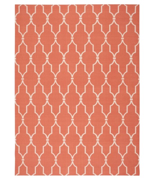 Nourison Home & Garden Area Rug RS087 Orange 10' x 13'