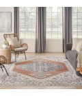 Nourison Astra Machine Washable Area Rug Nourison Astra Machine Washable Area Rug ASW11 Grey/Multi