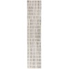 Nourison Modern Comfort 2ft. 2in. x 10ft. Ivory Black Scandinavian Indoor Rug