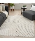Nourison Modern Comfort Ivory Black Rug MNC01 7 ft. X 9 ft. Rect. - Rugs Town Nourison Modern Comfort Ivory Black MNC01 7 ft. X 9 ft. Rect. Rug