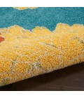 Nourison ALLUR Area Rug Nourison Allur Area Rug ALR06-Turquoise Multicolor