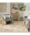 Nourison Astra Machine Washable Ivory Gold ASW19 6 ft. 7 in. X 9 ft. Rect. Rug