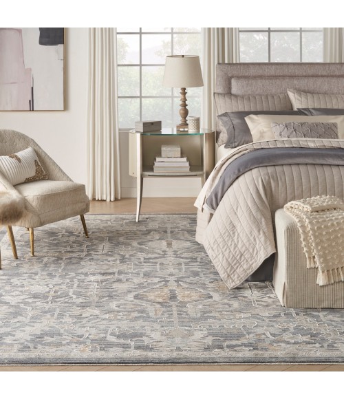 Nourison Lynx Navy Multicolor LNX02 8 ft. X 10 ft. Rect. Rug