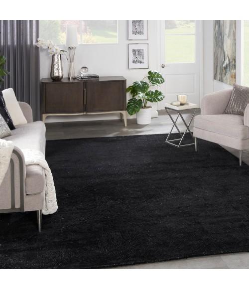 Michael Amini Ma30 Star Area Rug SMR01 Black