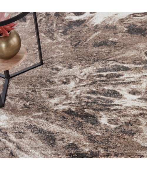 Kathy Ireland American Manor Area Rug AMR03 Iv/Mocha 7'10" x 9'10"