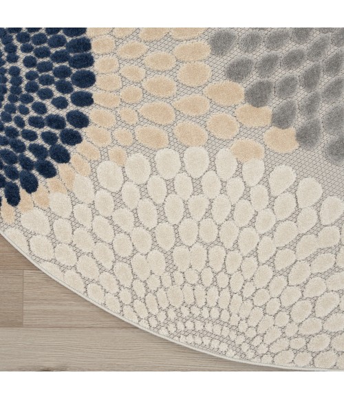 Nourison Aloha Area Rug ALH29 Blue/Grey