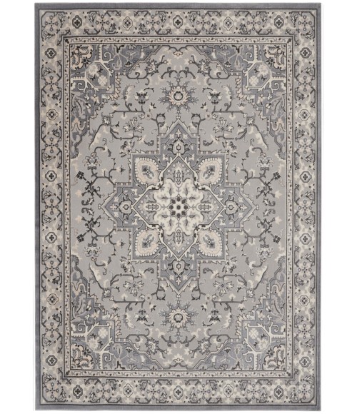 Nourison GRAND VILLA Area Rug Kathy Ireland Grand Villa Area Rug KI80-Grey
