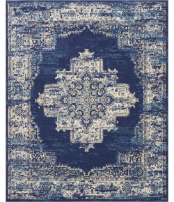 Nourison Grafix - Grf14 Navy Blue Area Rug 7 ft. X 10 ft. Rectangle