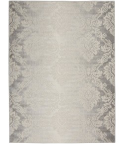 Nourison Elation - Etn03 Ivory Grey Area Rug 4 ft. X 6 ft. Rectangle