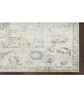 Nourison Astra Machine Washable Blue Green ASW12 6 ft. 7 in. X 9 ft. Rectangle Rug