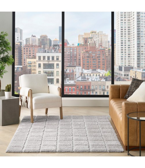 DKNY West End Ave Grey WTE01 5 ft. X 7 ft. Rect. Rug