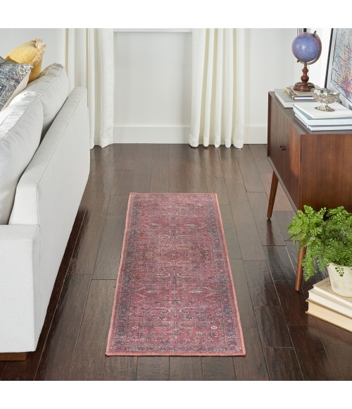 Nicole Curtis Machine Washable Series 1 Area Rug Nicole Curtis Machine Washable Series 1 Area Rug SR102 Brick