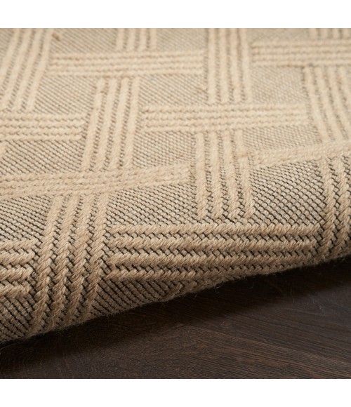 Nourison Washable Jute Natural Rug WSJ02 6 ft. Rect. - Rugs Town Nourison Washable Jute Natural WSJ02 6 ft. Rect. Rug