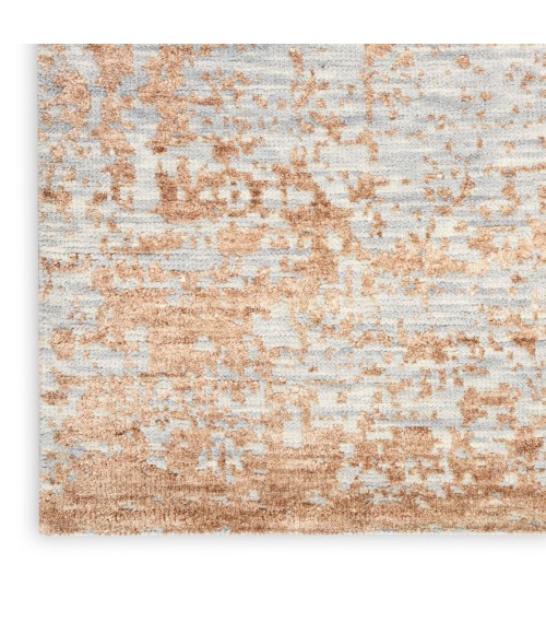 Nourison Luna Blue Mocha LUN01 9 ft. X 12 ft. Rect. Rug