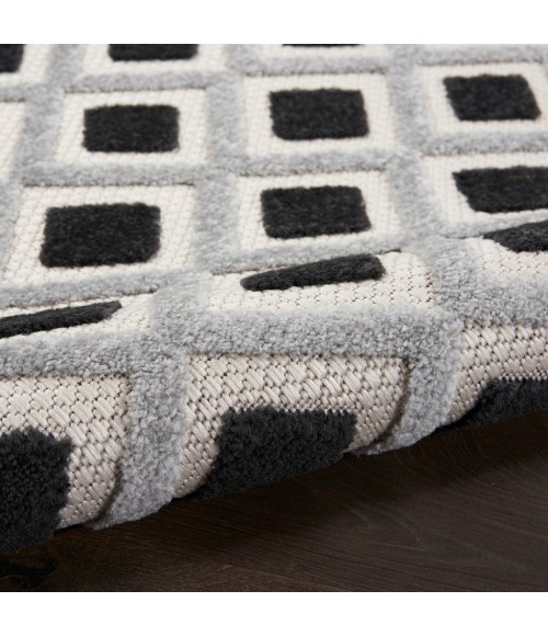 Nourison Aloha Area Rug ALH26-Black White