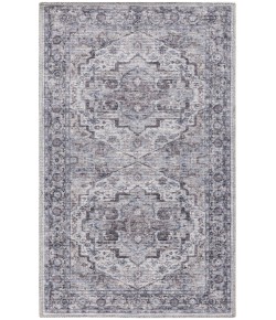 Nicole Curtis Machine Washable Series 1 Ivory Beige SR101 3 ft. X 5 ft. Rectangle Rug