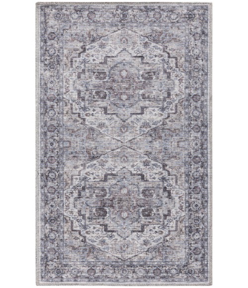 Nicole Curtis Machine Washable Series 1 Ivory Beige SR101 3 ft. X 5 ft. Rectangle Rug