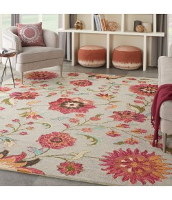 Nourison Home Bahari BAH04 Grey/Multi 8 ft. X 10 ft. Area Rug