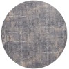 Nourison Rustic Textures - Rus06 Grey Beige Area Rug 7 ft. 10 in. Round