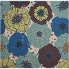 Nourison Home & Garden - Rs021 Light Blue Area Rug 5 ft. 3 X 5 ft. 3 Square