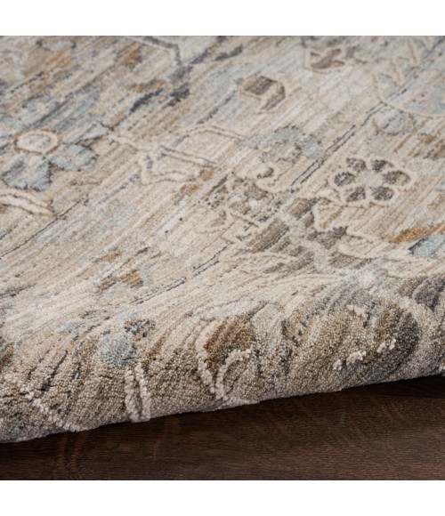Nourison Lynx Ivory Taupe LNX02 8 ft. Rect. Rug
