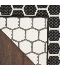 Nourison Reversible Indoor Outdoor Black RVB01 5 ft. X 7 ft. Rect. Rug