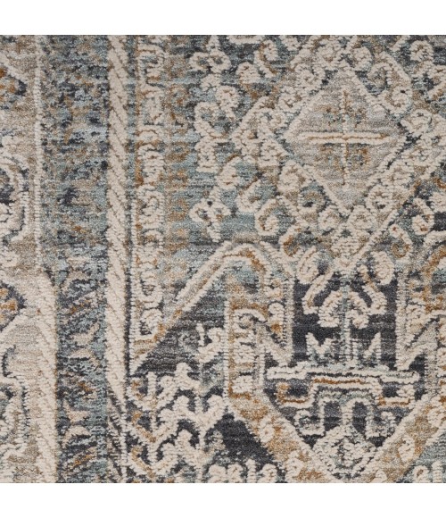 Nourison Lynx Ivory Charcoal Rug LNX01 12 ft. Rect. - Rugs Town Nourison Lynx Ivory Charcoal LNX01 12 ft. Rect. Rug