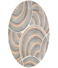 Nourison Astra Machine Washable Ivory Multicolor Rug ASW08 5 ft. 3 in. Round - Rugs Town Nourison Astra Machine Washable Ivory Multicolor ASW08 5 ft. 3 in. Round Rug