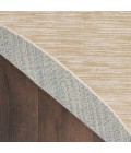 Nourison Home Nourison Essentials Ivory Gold NRE01 6 ft. Round Rug