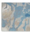 Nourison SYMMETRY Area Rug Nourison Symmetry Area Rug SMM07-Light Blue/Ivory
