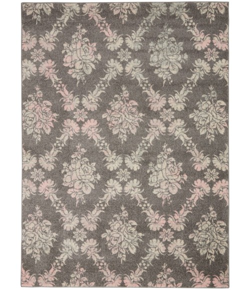 Nourison Tranquil Area Rug TRA09-Grey/Pink