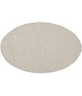 Nourison Courtyard Ivory/Silver COU01 5 ft. Round Rug