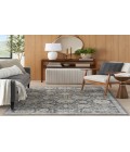 Nourison Oushak Home Charcoal OUS01 4 ft. 1 in. X 5 ft. 11 in. Rectangle Rug