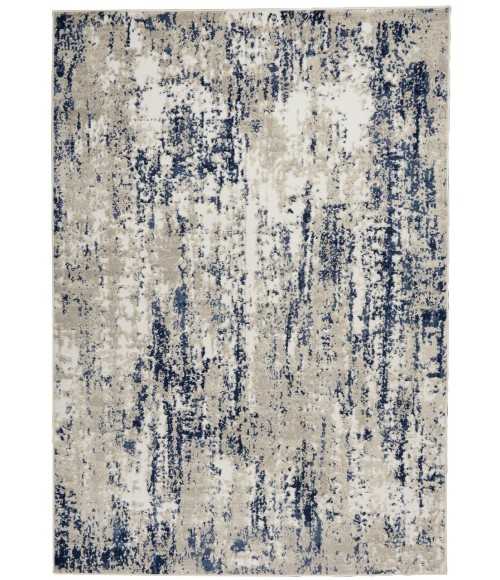 Nourison CYRUS Area Rug Nourison Cyrus Area Rug CYR03-Ivory/Navy