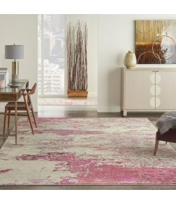 Nourison Celestial - Ces02 Ivory Pink Area Rug 7 ft. 10 X 10 ft. 6 Rectangle