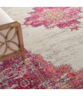 Passion Area Rug Nourison Passion Area Rug PSN03 Ivory/Fuchsia 12' x 15'